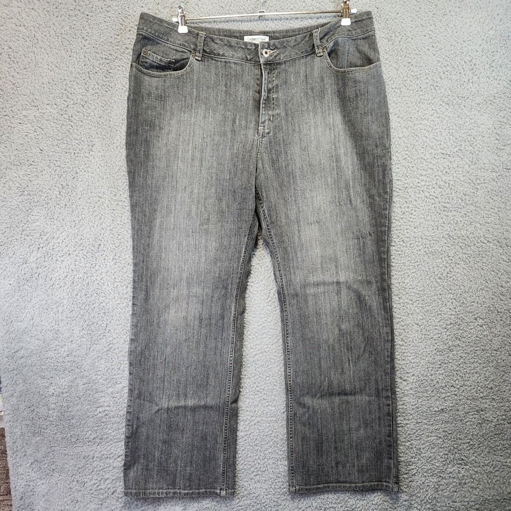 Coldwater‎ Creek Womens W20 (Fits 39x31) Gray Jeans Hi Rise Streetwear Casual